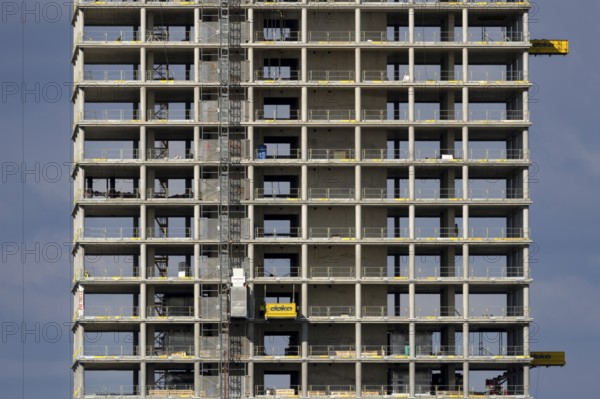 Commerz Real high-rise building, construction site, Alexanderplatz, Berlin, Germany, 8 September 2025 < english> Commerz Real Estate, construction site, September 8, 2025
