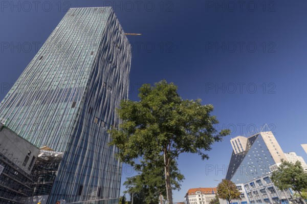 Estrel Tower, under construction, Sonnenallee, Berlin, Neukölln, Germany, 11.09.2025 < english> Estrel Tower, under construction, September 11, 2025