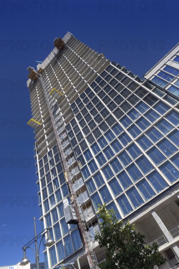 Commerz Real Tower, construction site, Alexanderplatz, Mitte, Berlin, Germany, 11.09.2025 < english> Commerz Real Tower, construction site, September 11, 2025