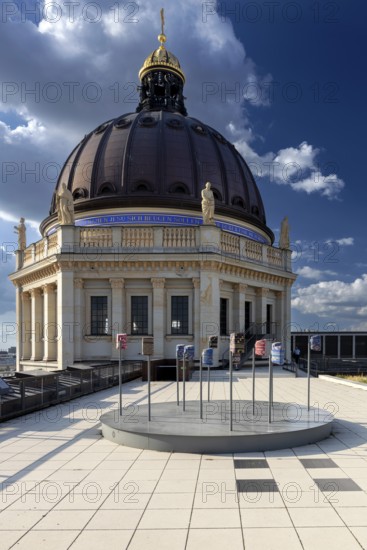Berlin Palace with Humboldt Forum, art installation, The Cosmos - Things Fall Apart by Emeka Ogboh, Berlin, Germany, 8 September 2025 < english> Berlin Palace with Humboldt Forum, art installation, The Cosmos - Things Fall Apart by Emeka Ogboh, September 8, 2025