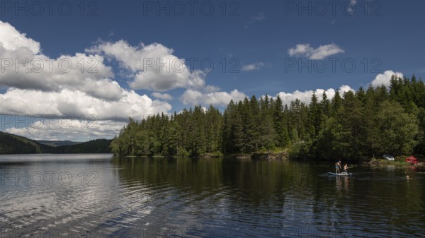 Lake in the forest, near Eidsvoll, Norway