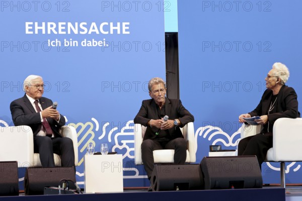 Federal President Frank-Walter Steinmeier, Peter Maffay, Bärbel shepherd - Federal President's Citizens' Festival, Bellevue Palace, Berlin, 12.9.25