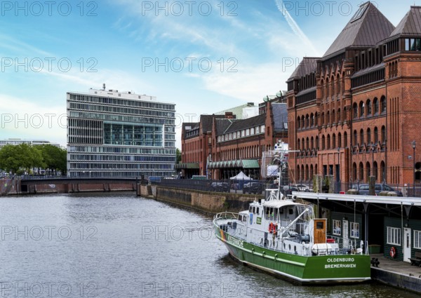 German Customs Museum in the Speicherstadt warehouse district, Hamburg, Germany