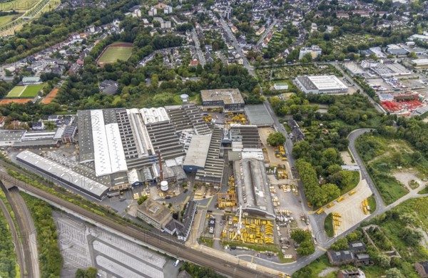 Aerial view, Imperial Industrial Logistics factory premises in the district Dorstfeld in Dortmund, Ruhr area, North Rhine-Westphalia, Germany, DE, Dortmund, Europe, commercial enterprises, commercial area, commercial area, commercial location, commercial use, industrial area, industrial building, industrial location, aerial view, aerial photography, aerial photography, overview, bird's-eye view, overview