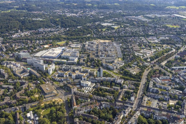 Aerial view of the future METRO campus in Düsseldorf Flingern at METROstraße 1, Flingern, Düsseldorf, Rhineland, North Rhine-Westphalia, Germany, DE, Europe, aerial photograph, birds-eyes view, aerial photography, aerial photography, overview, bird's eye view