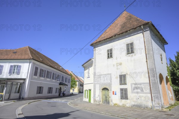 House with sgraffito for Johann Puch, Bad Radkersburg, Styria, Austria