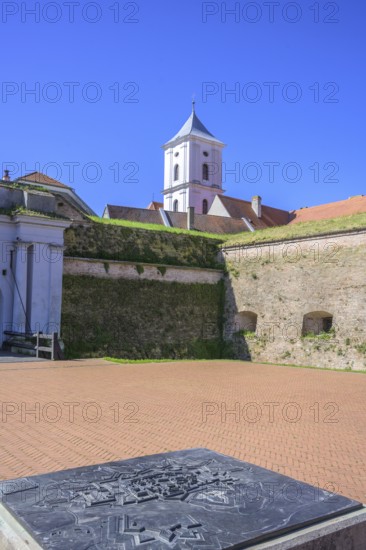 Plan of the fortress, Tvrda, Osijek, Osijek-Baranja County, Croatia