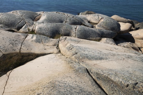 Rocky coast, Bohus granite, Ramsvik, Naturreservat Ramsviklandet, Bohuslän, Skagerrak, Sotenäs, Västra Götalands län, Sweden