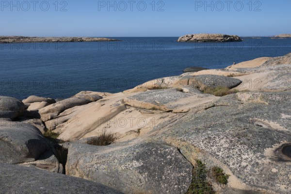 Rocky coast, Bohus granite, Ramsvik, Naturreservat Ramsviklandet, Bohuslän, Skagerrak, Sotenäs, Västra Götalands län, Sweden