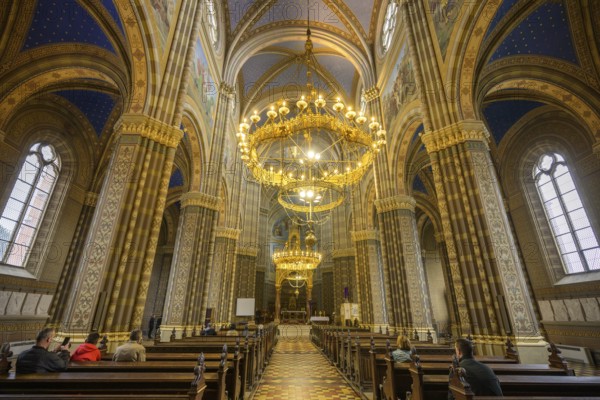 Interior view of the Cathedral of St Petra, Ðakovo, Osijek-Baranja County, Croatia