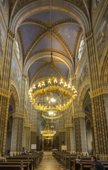 Interior view of the Cathedral of St Petra, Ðakovo, Osijek-Baranja County, Croatia