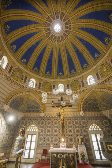 Interior view of the parish church of All Saints used to be a mosque, Ðakovo, Osijek-Baranja County, Croatia