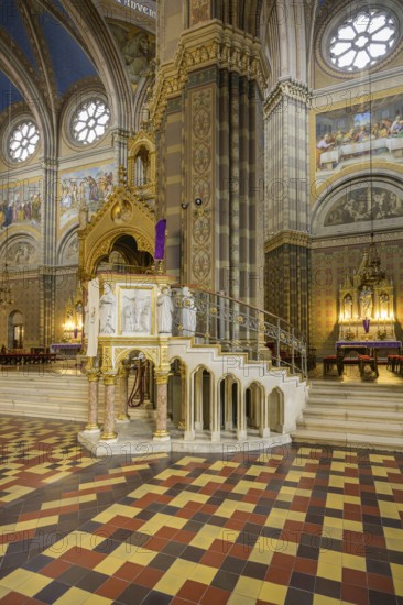Interior view of the Cathedral of St Petra, Ðakovo, Osijek-Baranja County, Croatia