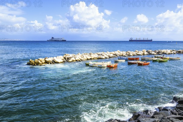 Seaside in Naples, Campania, Italy