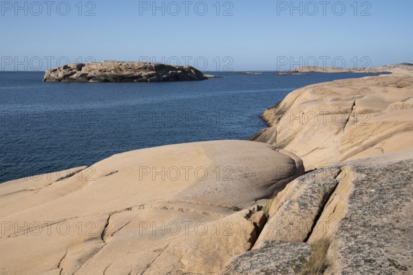 Rocky coast, Bohus granite, Ramsvik, Naturreservat Ramsviklandet, Bohuslän, Skagerrak, Sotenäs, Västra Götalands län, Sweden