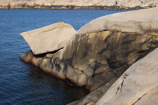 Bohus granite, rocky coast, Ramsvik, Naturreservat Ramsviklandet, Bohuslän, Skagerrak, Sotenäs, Västra Götalands län, Sweden