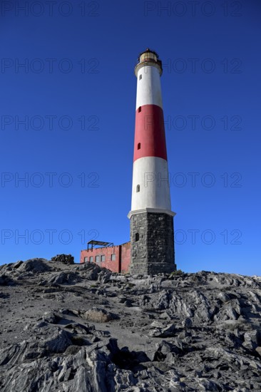 Lighthouse from 1915, Diaz Point, Lüderitz Peninsula, Karas Region, Namibia
