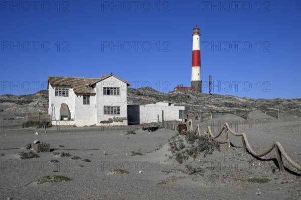 Lighthouse from 1915, Diaz Point, Lüderitz Peninsula, Karas Region, Namibia