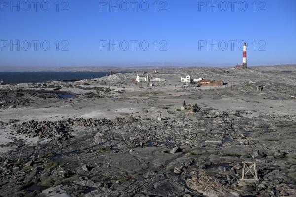 Lighthouse from 1915, Diaz Point, Lüderitz Peninsula, Karas Region, Namibia