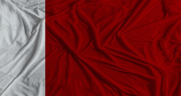 Dubai Emirati flag with fabric texture background. National Flag of Dubai Emirati with cloth texture