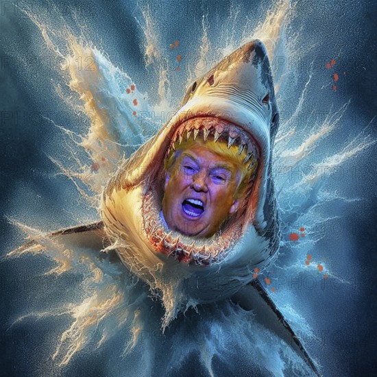 Symbolic image, Trump on a vendetta, persecution of all opponents, autocracy, military against US citizens, US democracy in danger, EU and Germany under political pressure, industry, Donald Trump, tariff threats, Elon Musk, Mark Zuckerberg, social networks, fake news, rights broken, hatred, agitation, DSG Digital Services Act, re-election, USA, politics, announcements, wanted dictator, Republicans, US electoral system, global danger, lies, 2nd term, Ukraine war, storm White House, governing with decrees, US election system, global burden, US President. term, global burden, Ukrainian war, White House storm, governing with decrees