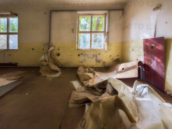 Abandoned military site Wustrow peninsula Baltic Sea Germany
