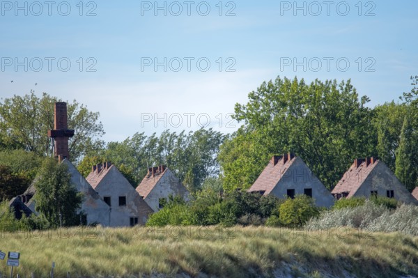 Abandoned military site Wustrow peninsula Baltic Sea Germany