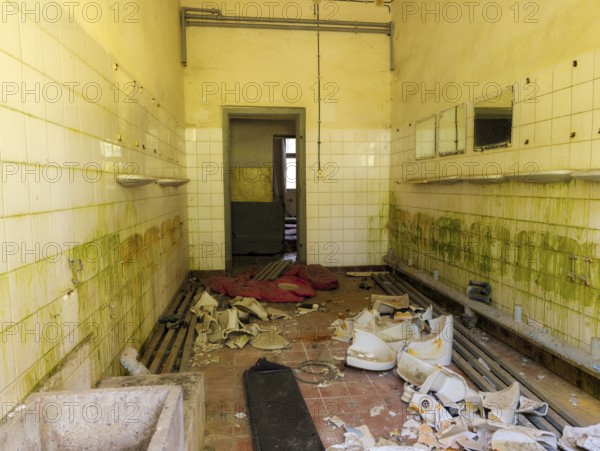 Abandoned military site Wustrow peninsula Baltic Sea Germany