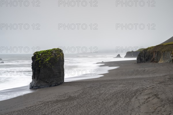 Stapinn rock formation, East Iceland, Iceland