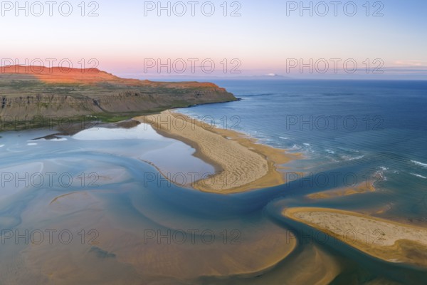 Raudisandur Beach, Westfjords, West Iceland, Iceland