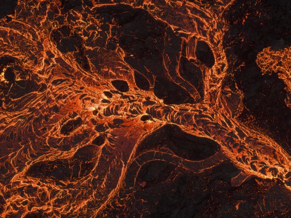 Volcanic eruption, lava details, Sundhnúkur crater chain, near Grindavik, Reykjanes Peninsula, Southwest Iceland, Iceland