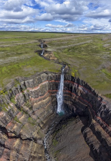 Hengifoss waterfall, East Iceland, Iceland