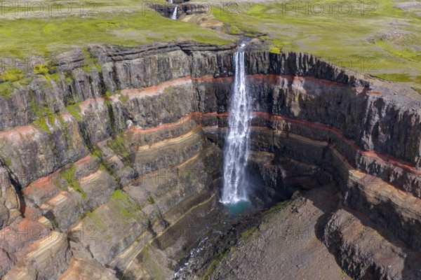 Hengifoss waterfall, East Iceland, Iceland
