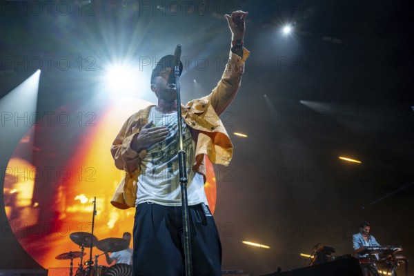 Ryan Tedder, singer of OneRepublic live on Escape to Europe 2025 Tour at the Berlin Uber Arena on 02.10.2025
