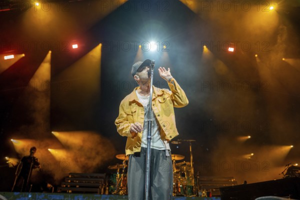 Ryan Tedder, singer of OneRepublic live on Escape to Europe 2025 Tour at the Berlin Uber Arena on 02.10.2025