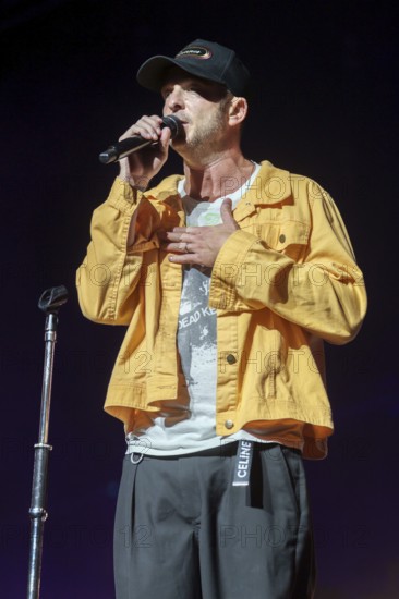Ryan Tedder, singer of OneRepublic live on Escape to Europe 2025 Tour at the Berlin Uber Arena on 02.10.2025
