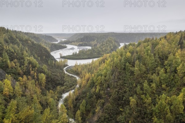 Autumn landscape, Alaska, USA