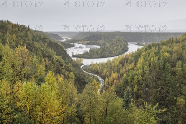 Autumn landscape, Alaska, USA