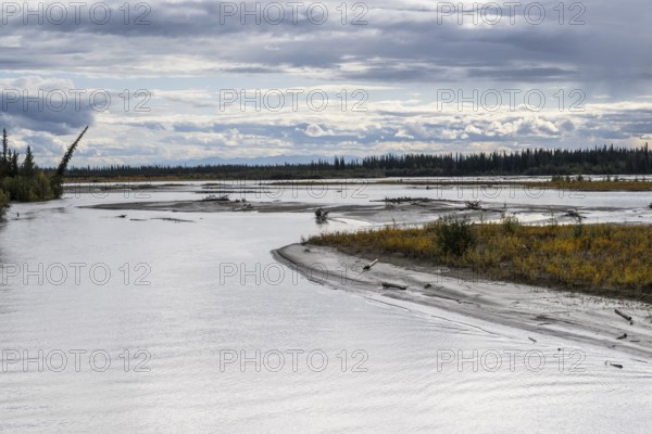 Chena River, Fairbanks, Alaska, USA