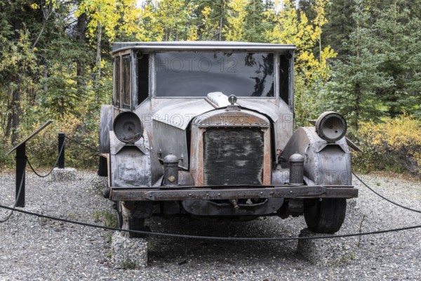 Classic car, Healy, Alaska, USA