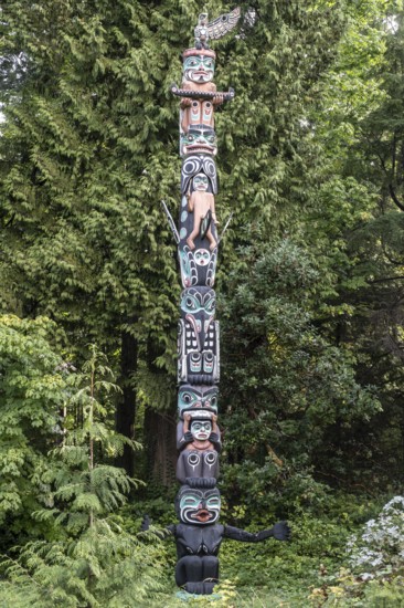 Totem Pole, Stanley Park, Vancouver, Canada