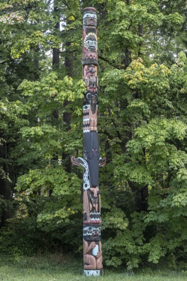 Totem Pole, Stanley Park, Vancouver, Canada