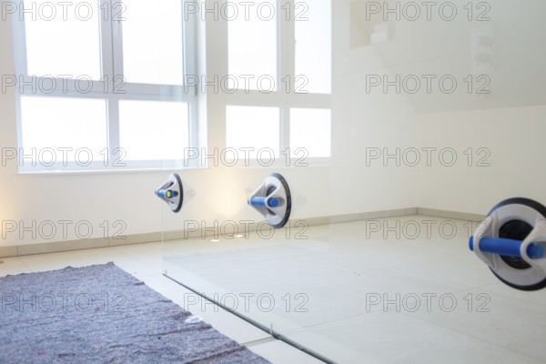 Newly installed shower screen in a luxurious new bathroom
