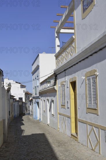 Alley and houses, Ferragudo, Algarve, Portugal