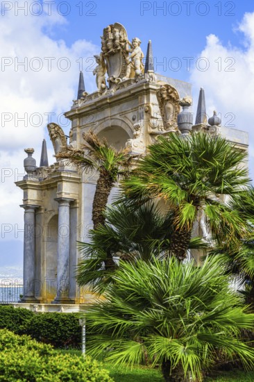 Fountain of the Giant, Naples, Campania, Italy