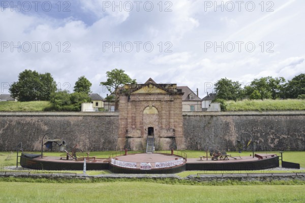 Vauban Museum in the Belfort Tor of the fortifications, UNESCO World Heritage Site, fortifications of Vauban, Neuf-Brisach, Haut-Rhin department, Alsace, France