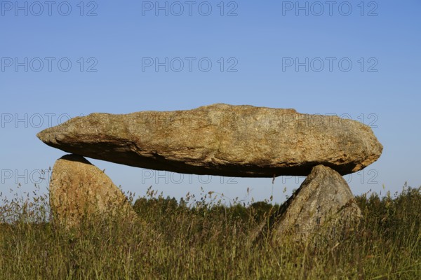 Dolmen, Finistere department, Brittany, France