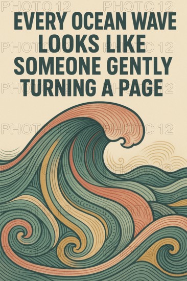 Metaphoric sufi poster expressing how every morning brings renewal, mercy, and sacred possibility, AI generated