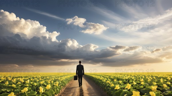 Success, achievement of goal in business and life. Achievement and Business Goal Success Concept. AI generated image