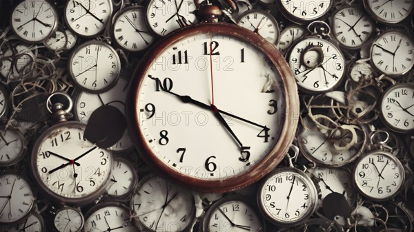Planning time business concept. Context to productivity, efficiency, and time management, AI generated